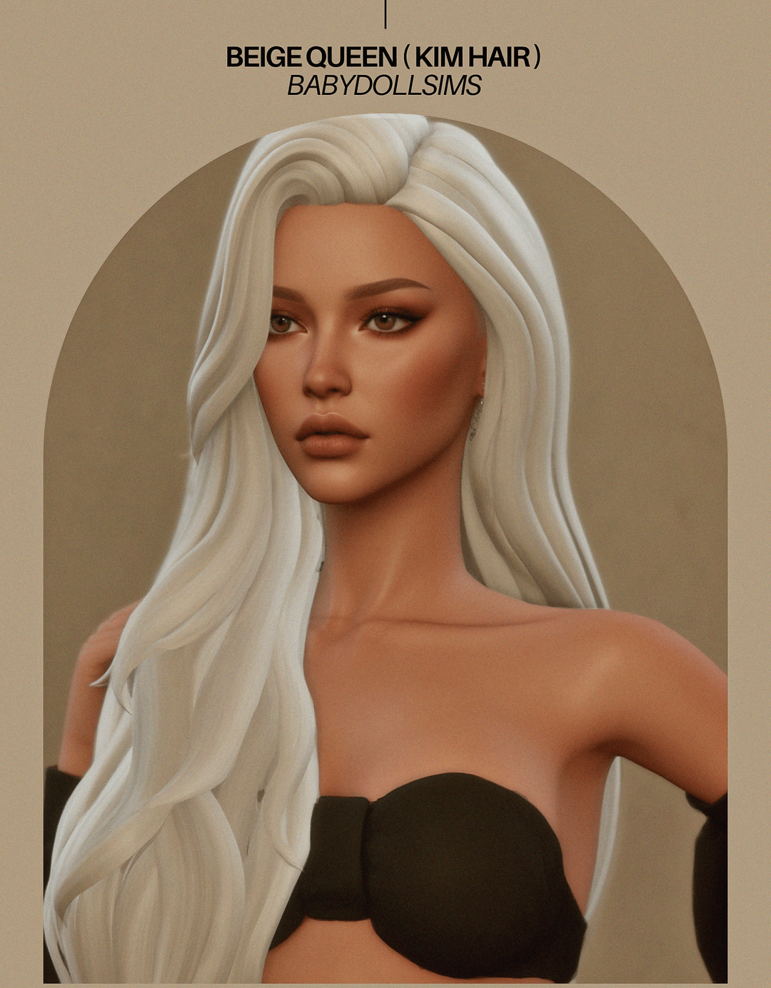 Скриншот мода Прическа Beige Queen